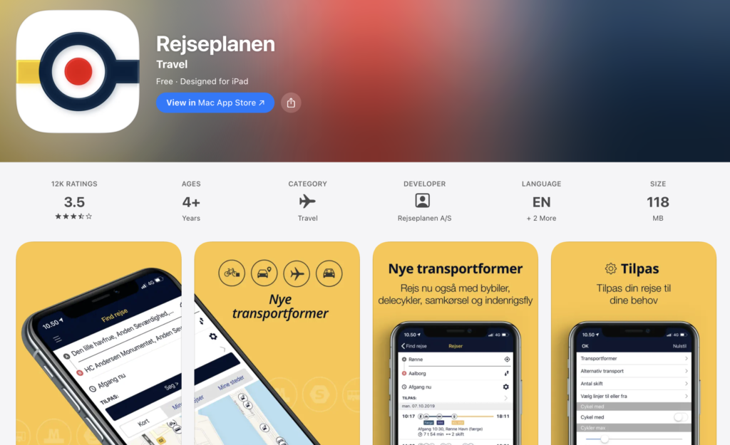 Rejseplanen App