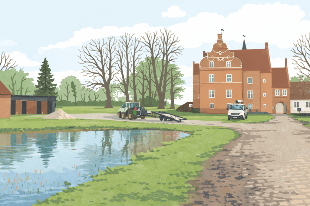 nordfyns højskoleの近くの城