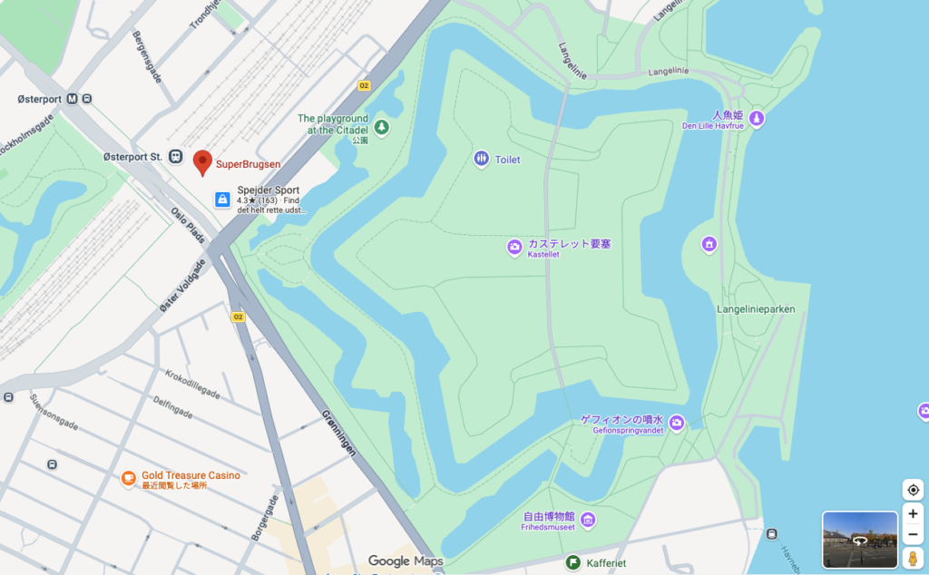 Google map スクリーンショット