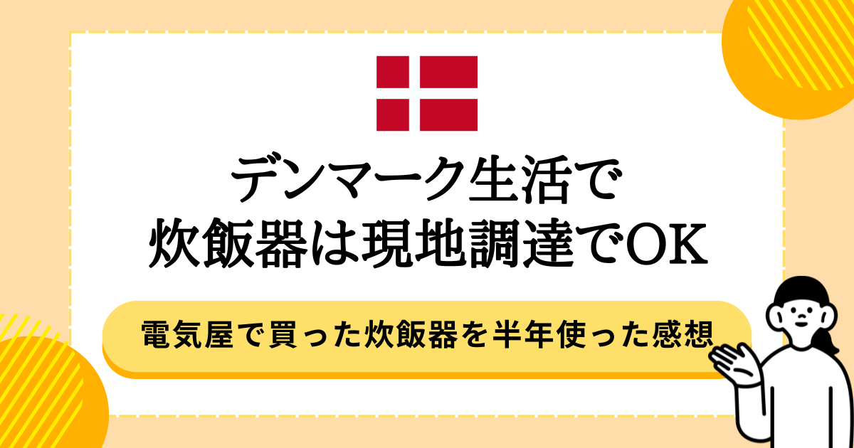 POWERで買った599krの炊飯器を半年使った感想