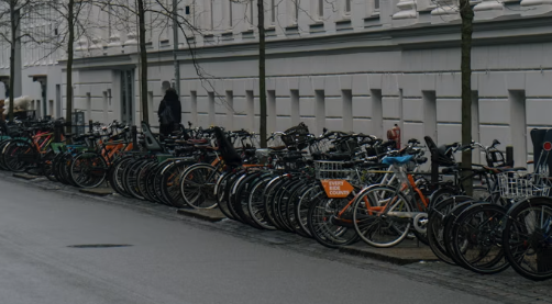 止めてある自転車